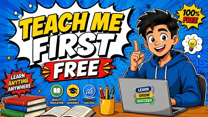 Teach Me First Free manhwa comic characters in a full-color webtoon illustration